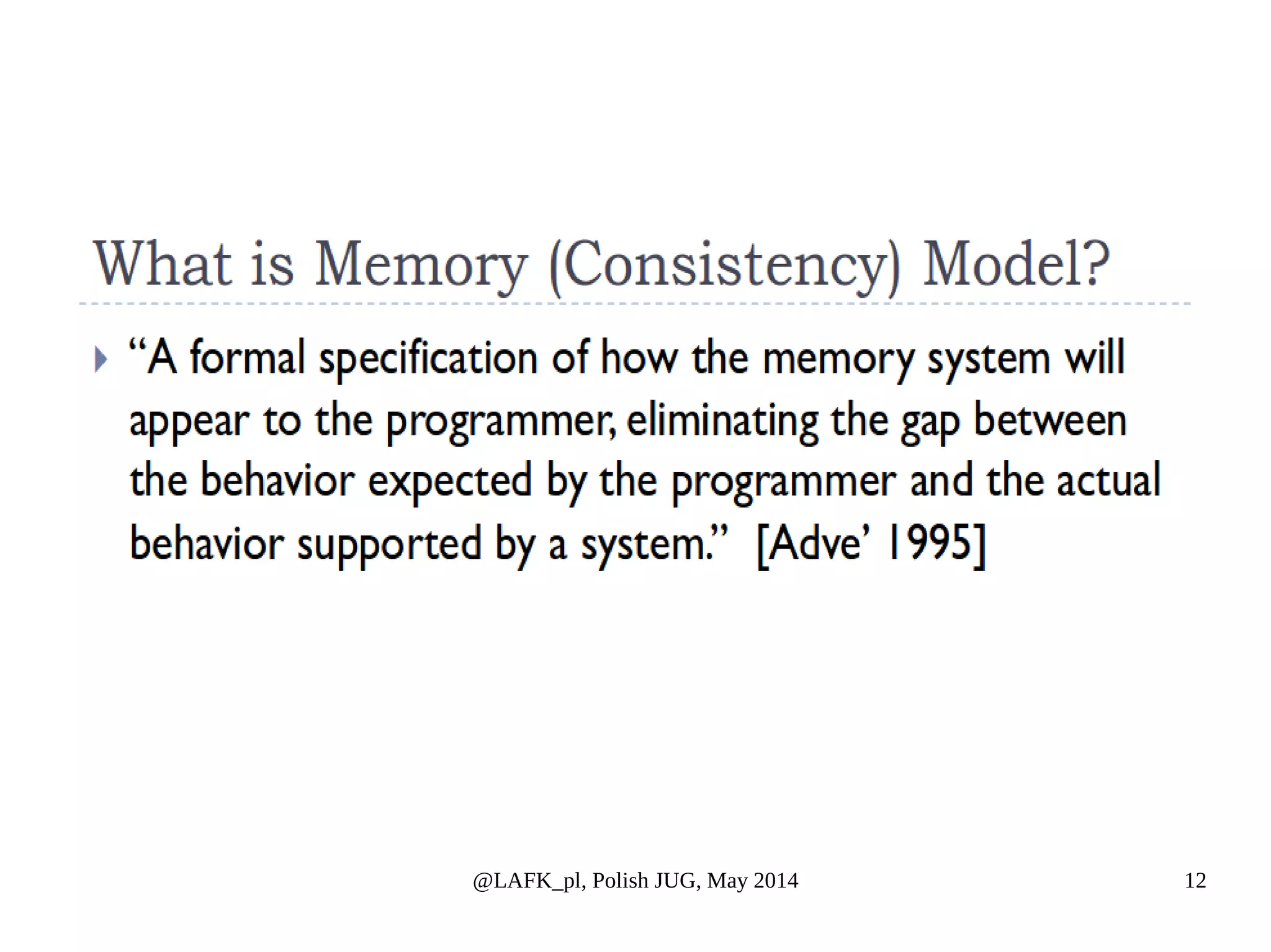 @LAFK_pl, Polish JUG, May 2014 12 