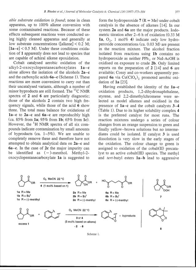 Journal Molecular Catalysis A 1997 v116 p375