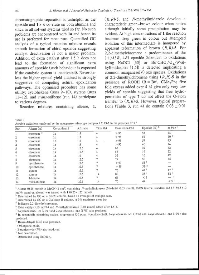 Journal Molecular Catalysis A 1997 v116 p375