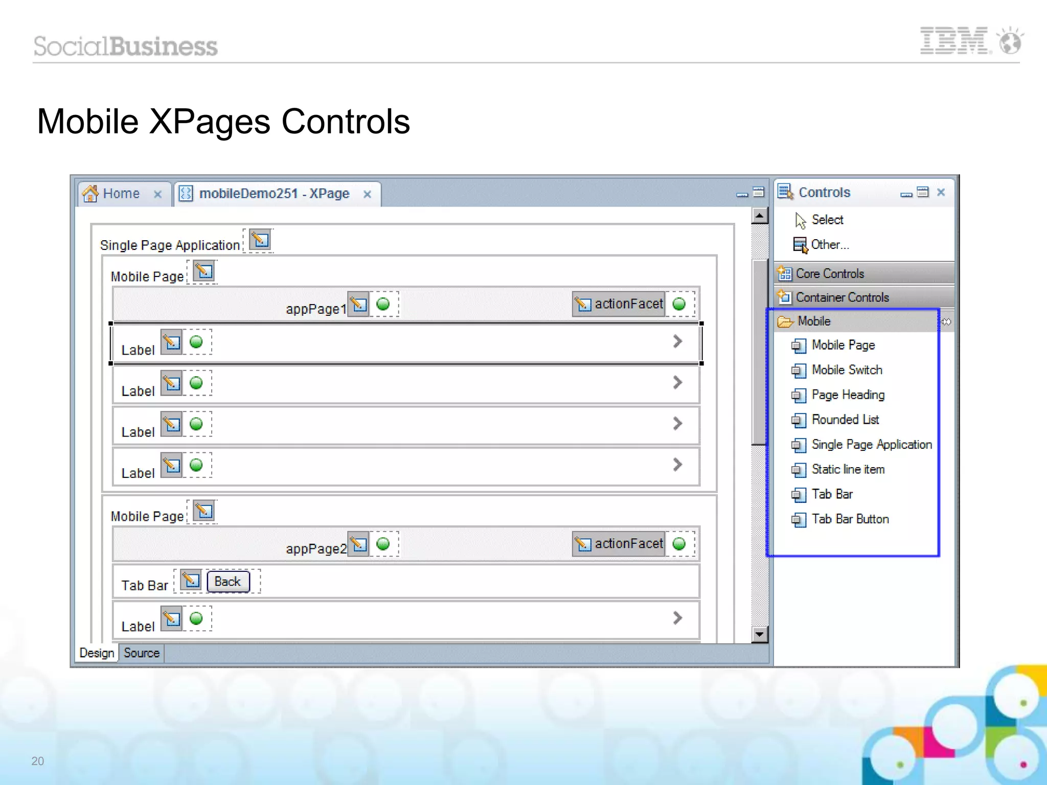 Mobile XPages Controls
20
 