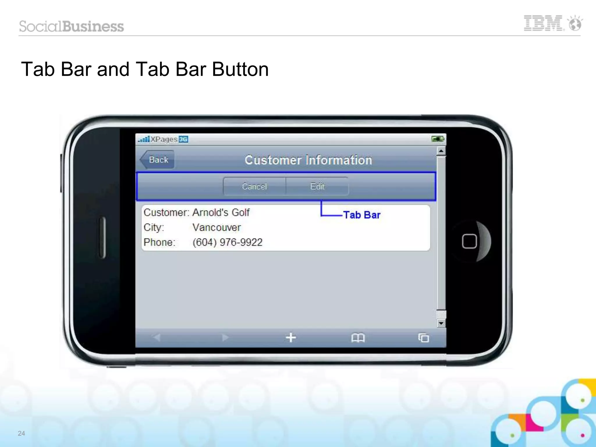 Tab Bar and Tab Bar Button
24
 