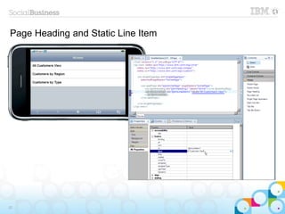 Page Heading and Static Line Item
22
 