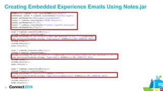 Creating Embedded Experience Emails Using Notes.jar

62

 