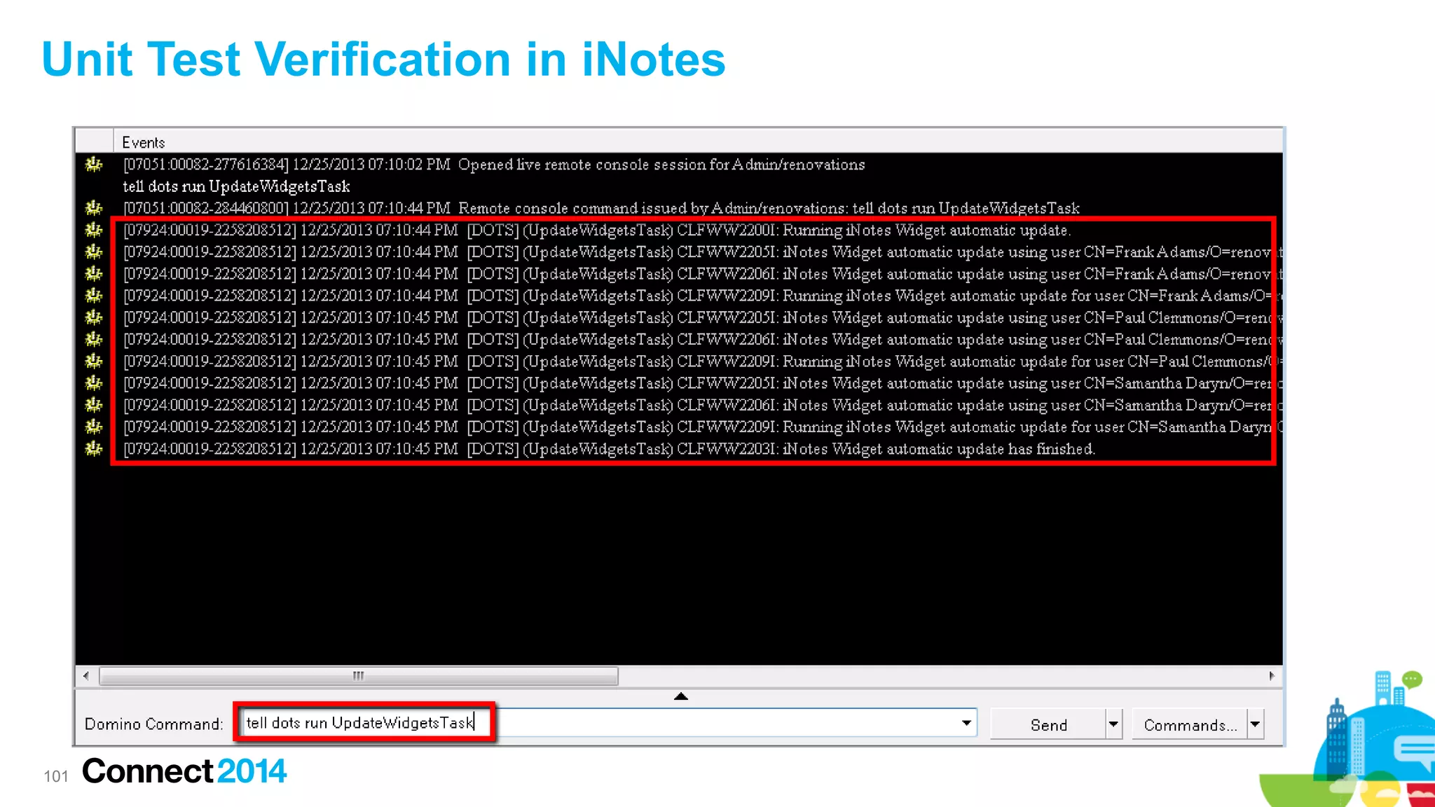 Unit Test Verification in iNotes

101

 