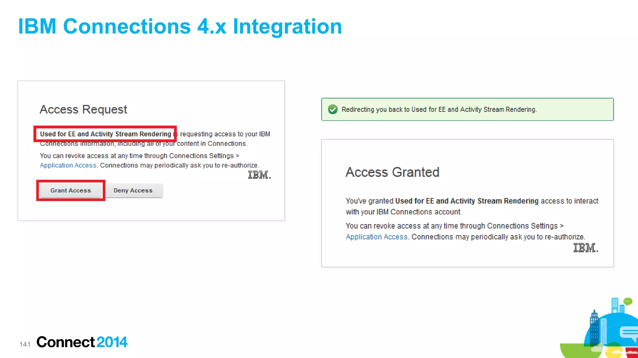 IBM Connections 4.x Integration

141

 