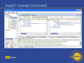 SoapUI: Example Screenshot
 