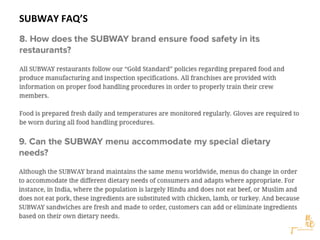 Subway Training.pdf Subway Star Wars Training Manual | PDF