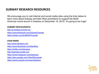 Subway Training.pdf Subway Star Wars Training Manual | PDF
