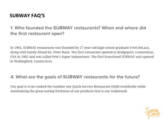 Subway Training.pdf Subway Star Wars Training Manual | PDF