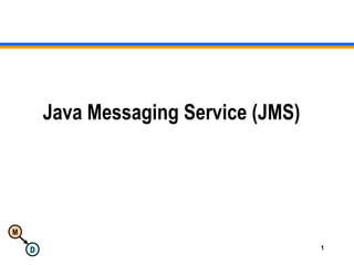 M
D 1
Java Messaging Service (JMS)
 