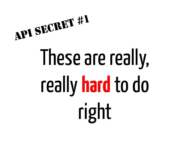 ET #1      I SECRA   P       These are really,       really hard to do             right 