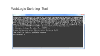 WebLogic Scripting Tool

 