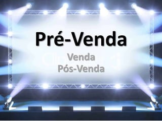 Pré-Venda
Venda
Pós-Venda
 