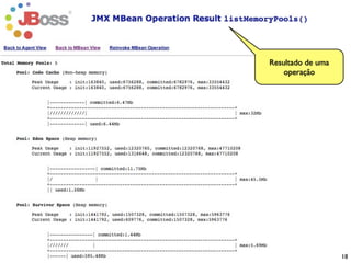 Resultado de uma
    operação




                   18
 