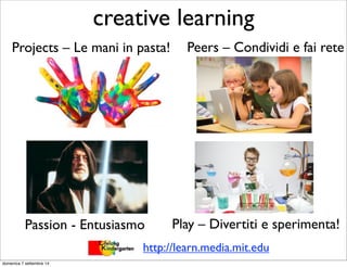 .. a supereroi! 
lunedì 15 settembre 14 
 