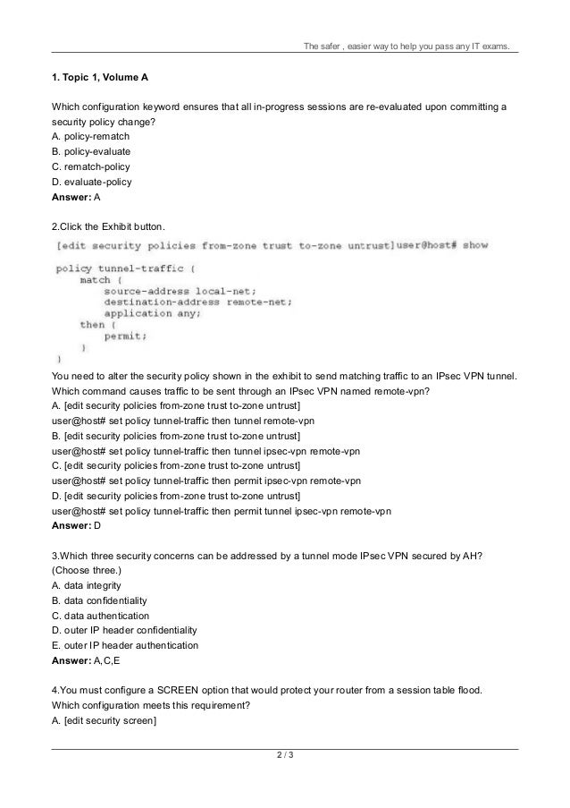JN0-105 Dumps | Maxtic