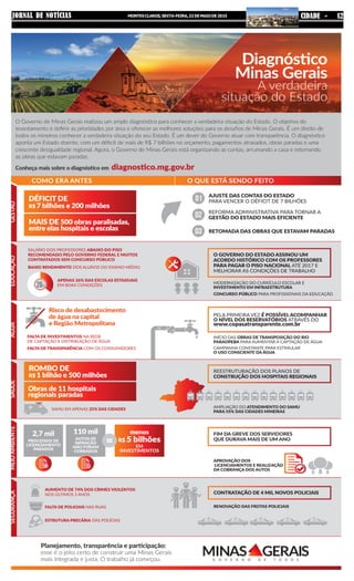 JORNAL DE NOTÍCIAS MONTESCLAROS,SEXTA-FEIRA,22DEMAIODE2015 CIDADE - 12
 