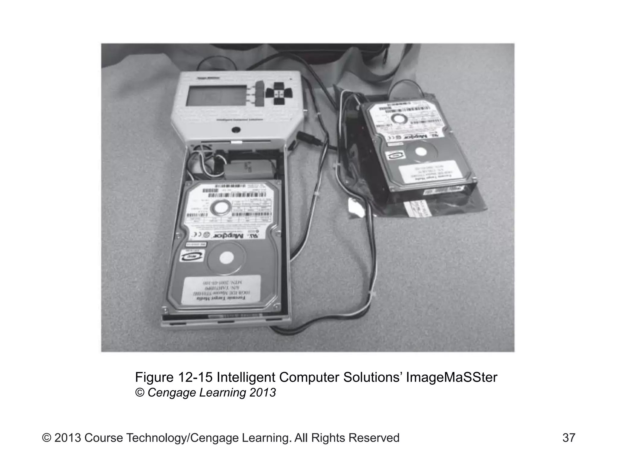 © 2013 Course Technology/Cengage Learning. All Rights Reserved 37
Figure 12-15 Intelligent Computer Solutions’ ImageMaSSter
© Cengage Learning 2013
 
