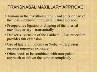 Sublabial Excision Jna(juvenile nasopharyngeal angiofibroma) current treatment modalities ...