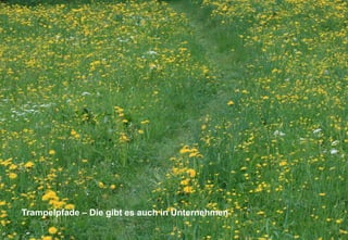 Trampelpfade – Die gibt es auch in Unternehmen
                                         Joachim Niemeier
                                         Enterprise 2.0, 09. Mai 2011
                                         Seite 10
 