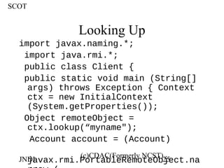 Ctx Java Jndi | PPT