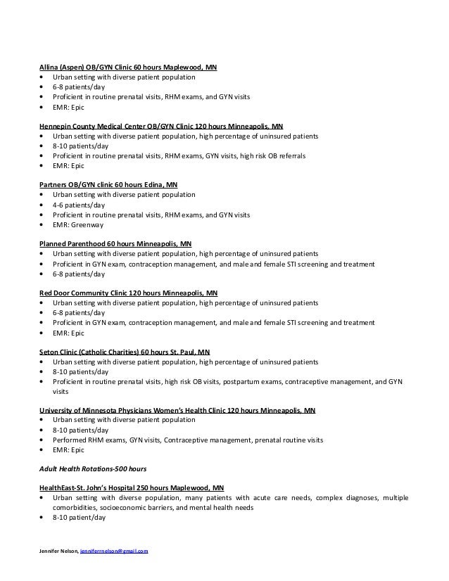np resumes