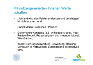 Enterprise 2.0 - decodiert
