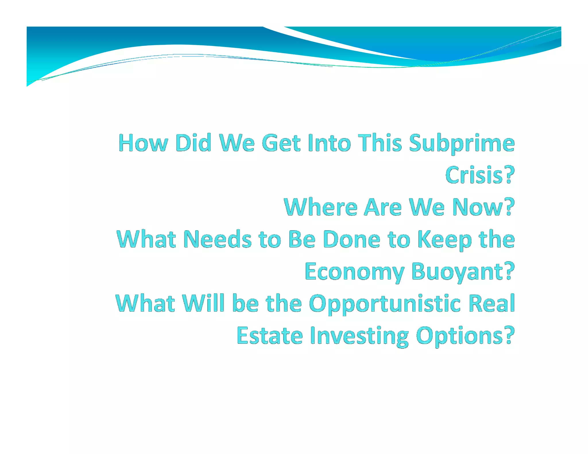 Jnf Commercial Real Estate And Capital Group Economy 2008 Lecture