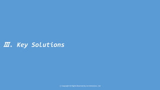 ⓒ Copyright All Rights Reserved by JnJ interactive., Ltd
Ⅲ. Key Solutions
 