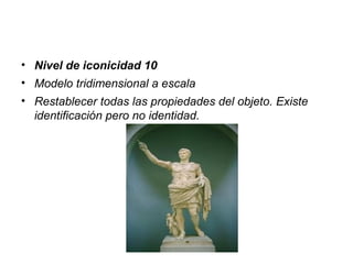 Niveles de iconicidad. | PPT