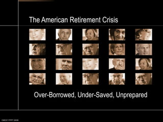 CMC0117PPT 05/09$8,704$8,700**Healthcare spending nearly exceeding 2010 projected numbers.$1,067200819802010Annual Healthcare Expenditures Per PersonSource: National Coalition on Health Care, 2008.