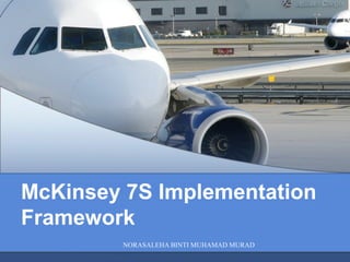 NORASALEHA BINTI MUHAMAD MURAD
McKinsey 7S Implementation
Framework
 