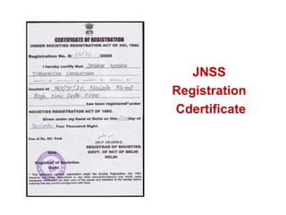 JNSS
Registration
Cdertificate
 