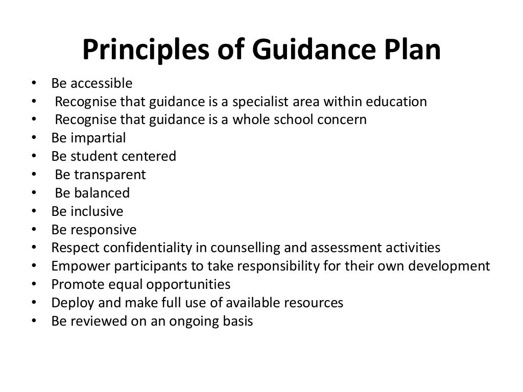 Planning and Implementing Guidance Programme in Schools