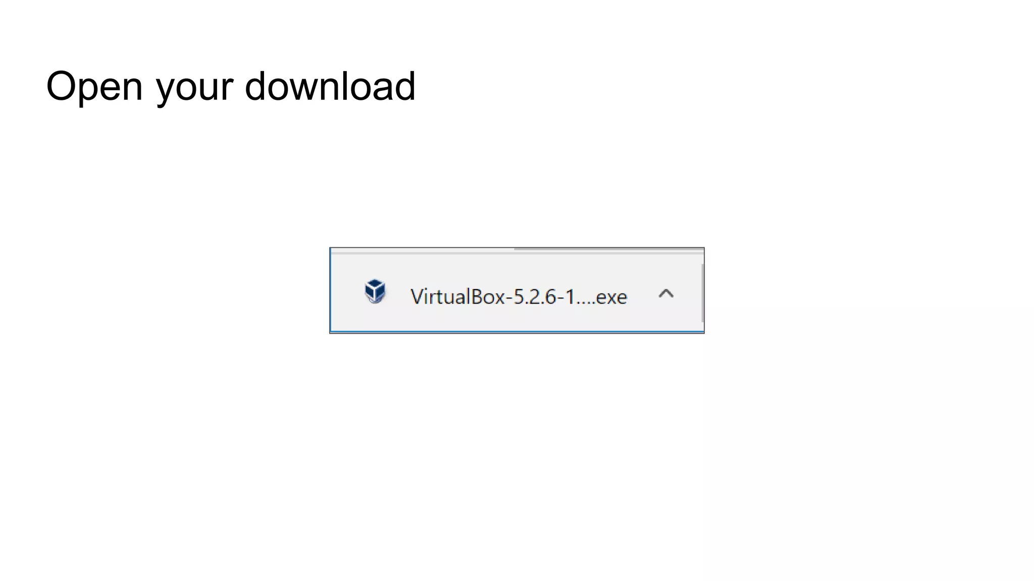 Open your download