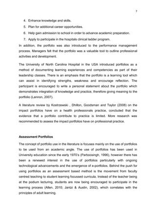 Portfolios thesis | PDF