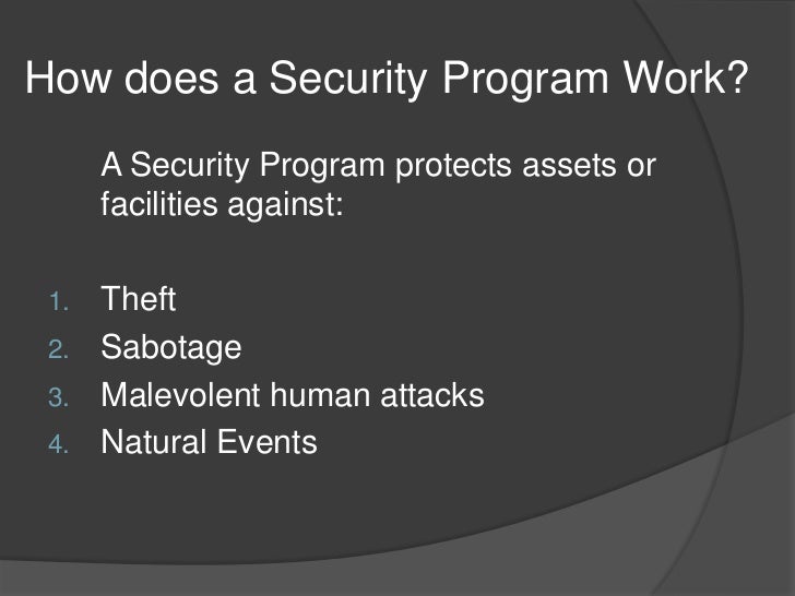 Keys to a More Successful Physical Security Program