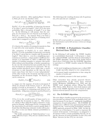 A Probabilistic Analysis of the Rocchio Algorithm with TFIDF for Text Categorization
