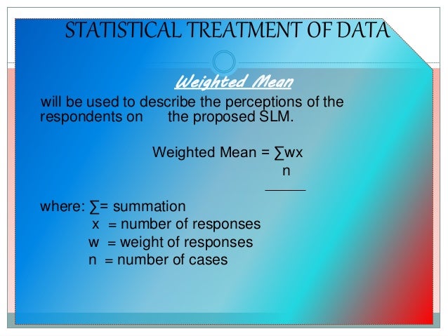 A research proposal