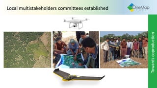 Local multistakeholders committees established
Towardscoproduction
 