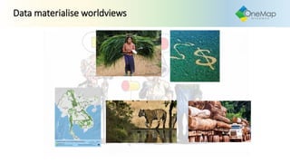 Data materialise worldviews
 