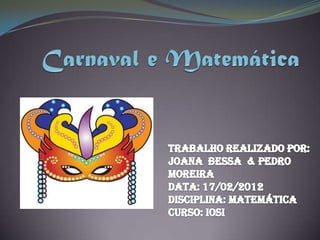 Matemática e Carnaval