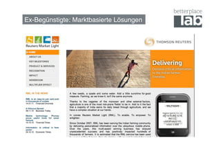 Ex-Begünstigte: Marktbasierte Lösungen!