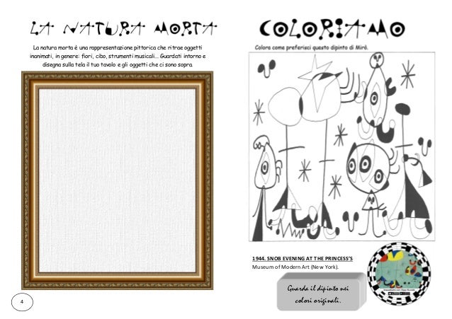 Joan Miro Spiegato Ai Bambini Libretto Di 20 Pagine Con Giochi At