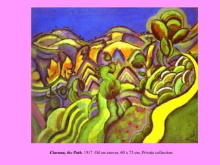 Ciurana, the Path.  1917. Oil on canvas. 60 x 73 cm. Private collection.   