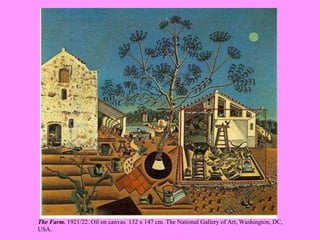 The Farm.  1921/22. Oil on canvas. 132 x 147 cm. The National Gallery of Art, Washington, DC, USA.   