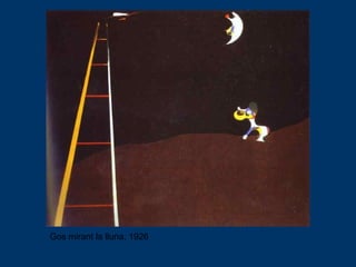 Gos mirant la lluna, 1926 