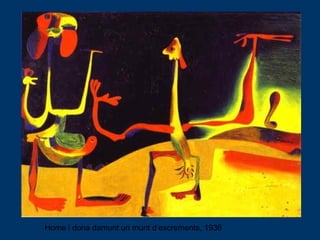 Home i dona damunt un munt d’excrements, 1936 