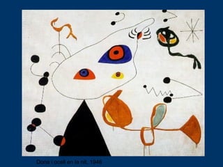 Dona i ocell en la nit, 1946 