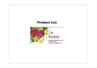 Product List
 